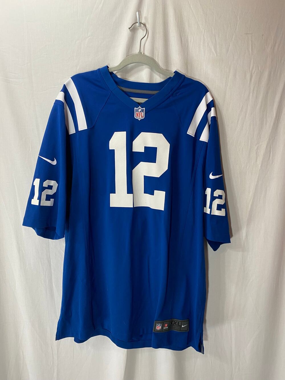 Nike Colts Jersey On Field Men Size XXL‎  Andrew Luck #12 Indianapolis Football